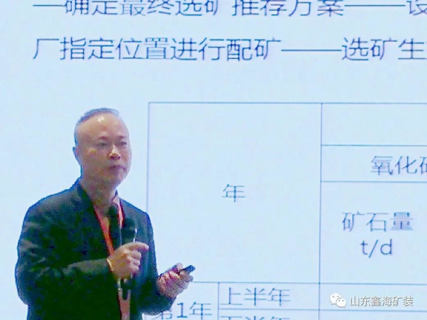鑫海礦裝董事長張云龍先生進(jìn)行技術(shù)分享